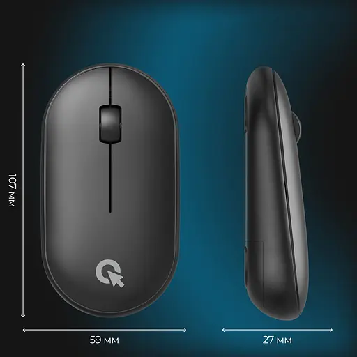 Мышь OfficePro M185B Silent Click Black [144295] - фото 15