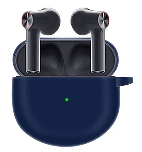 Чохол-накладка DK Silicone Candy Friendly із карабіном для OnePlus Buds (dark blue) - фото 3