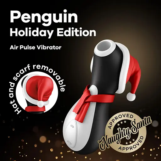 Вакуумный стимулятор Satisfyer Penguin Holiday Edition - фото 7