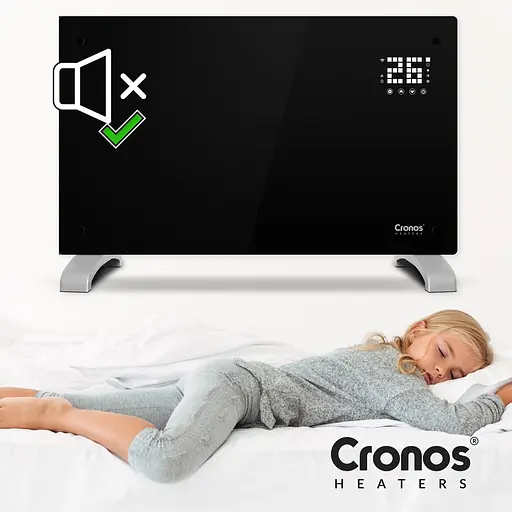 Конвекторний обігрівач Cronos Heaters 2в1 2000W Wi-Fi Black - фото 7