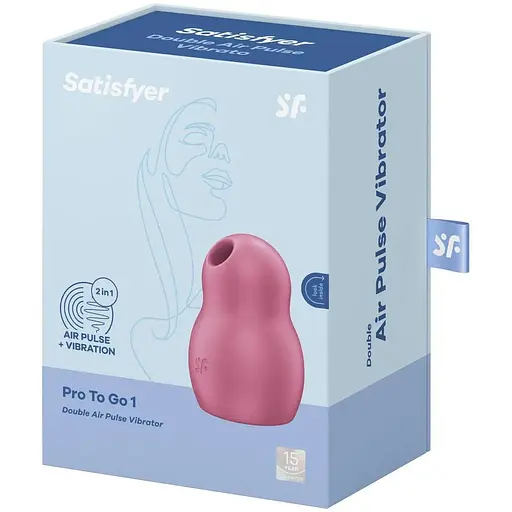 Вакуумний стимулятор Satisfyer Pro To Go 1 Рожевий - фото 8