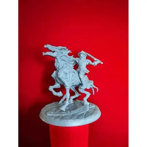 Фігурка Скелет Вершник розмір 65 мм високоякісний друк фігурка для декору ігрової кімнати