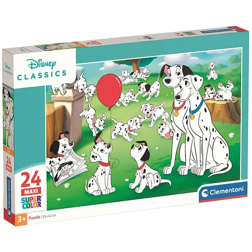  Пазл Clementoni Мaxi Disney Classics 101 далматинец 24 элемента (24245) - фото 1