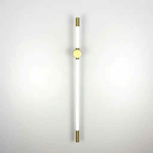 Линейный настенный латунный светильник Pipeline Line F Арт. WB4AB - фото 4