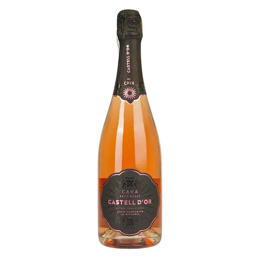 Вино игристое Castell d’Or Cava Brut Rose розовое брют 0.75 л - фото 1