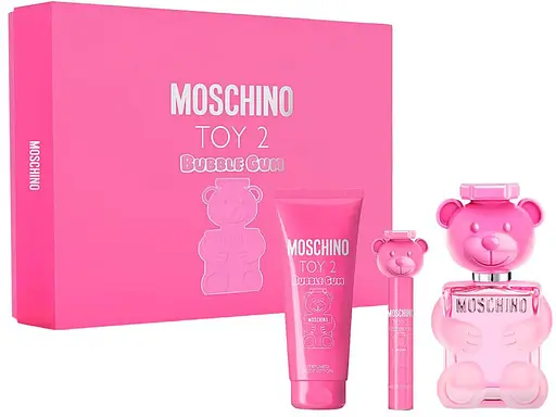 Набор Moschino Toy 2 Bubble Gum туалетная вода 100 мл, 100 Лосьон для тела, 5 мл - фото 1