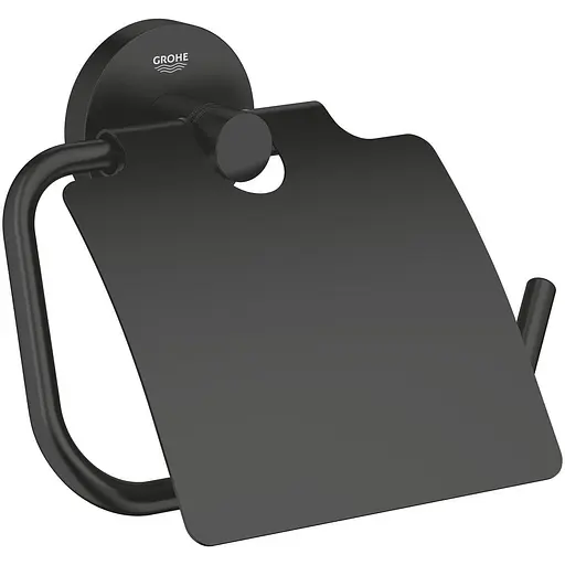 Держатель для туалетной бумаги Grohe Essentials 1024652430 Черный матовый - фото 1
