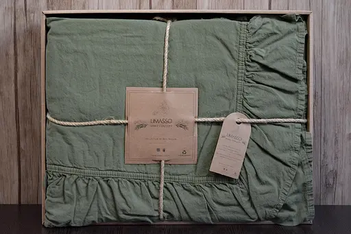 Постільна білизна Exclusive Capulet Olive Варена Бавовна Limasso pbe0051006 - фото 5