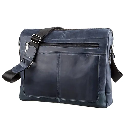 Чоловіча шкіряна сумка для ноутбука SHVIGEL 35х26х6 см sum0012890 - фото 2