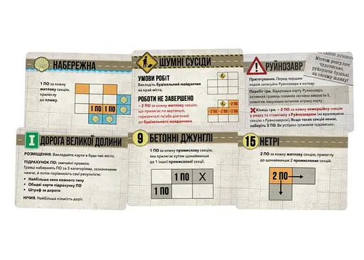 Настільна гра Geekach Games Мегаполіс. Повне видання (Sprawlopolis) (укр.) (GKCH201sp) - фото 4