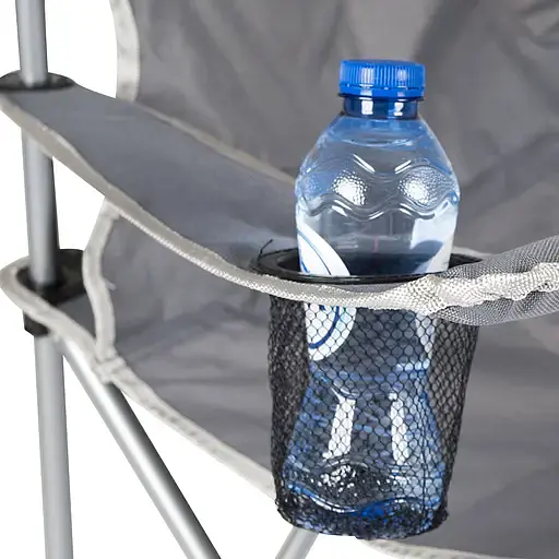 Кресло раскладное Bo-Camp Foldable Compact серое (1267192) - фото 6