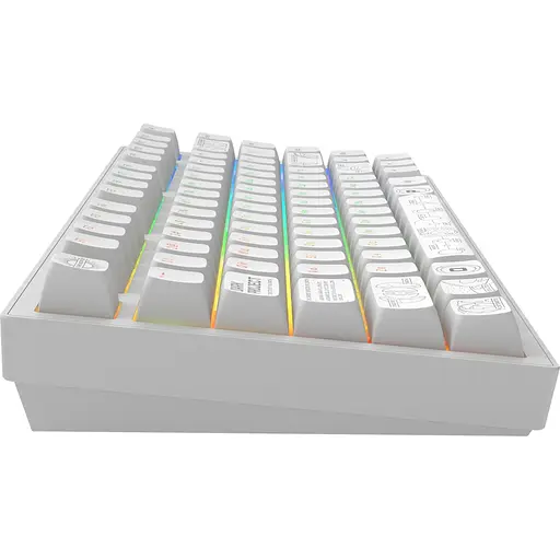 Клавиатура Dark Project ALU81 Terra Nova PBT RGB Mech G3MS Moonstone White (DPKB_NOVA_81_ANSI_WHITE_UA) - фото 9