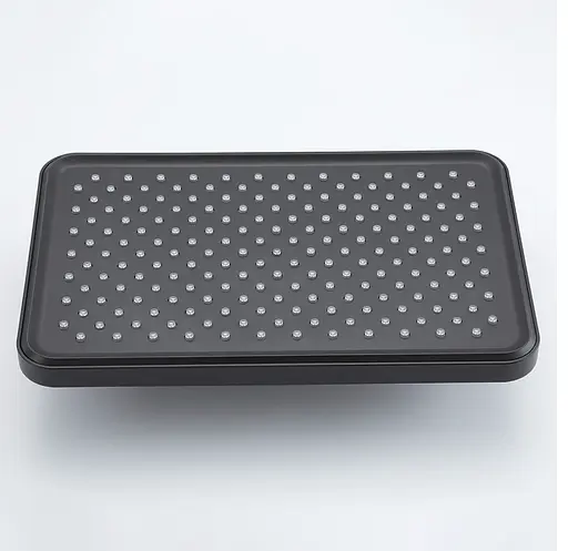 Верхній душ 210x320 мм Gappo G003-32, Чорний матовий - фото 2