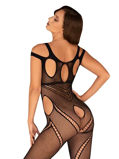 Бодістокінг Obsessive Bodystocking G322 S/M/L чорний - фото 2