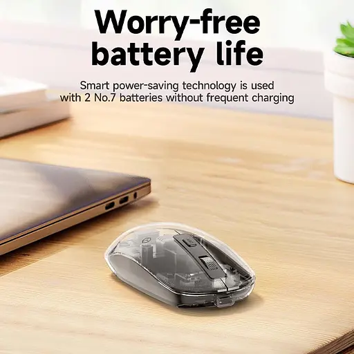 Миша Hoco GM29 Mysterios dual-mode Dark Night Black - фото 5