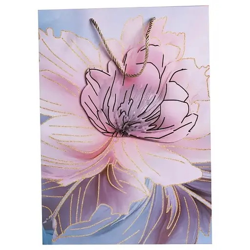 Подарунковий пакет Yiwu HP-10359-10, 30х12х42 см 12 шт. - фото 6