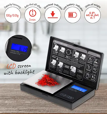 Ювелірні ваги для спецій і дрібних виробів Adler AD 3176 - фото 3