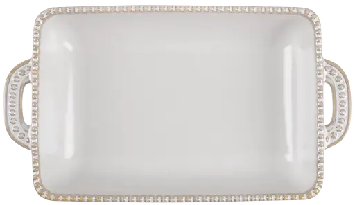 Форма для запікання Limited Edition Allegra Biege прямокутна кам'яна кераміка 27.5х15.5х6 см (GJH009-27-2-129) - фото 4