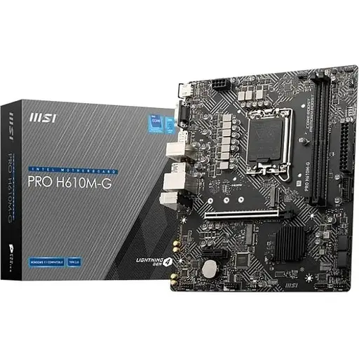 Материнская плата MSI Pro H610M-G Socket 1700 - фото 2