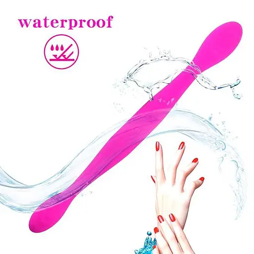 Вібратор двосторонній 37,4 см для жінок Toy Joy Infinity рожевий - фото 5