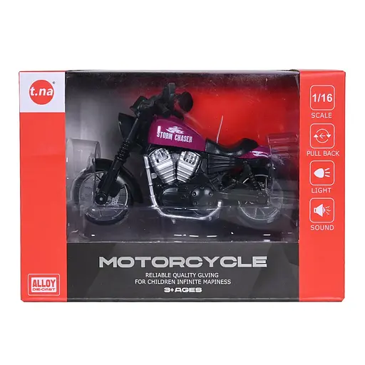 Мотоцикл, TN1231, з музичними та світловими ефектами, інерція (В асортименті) - фото 3