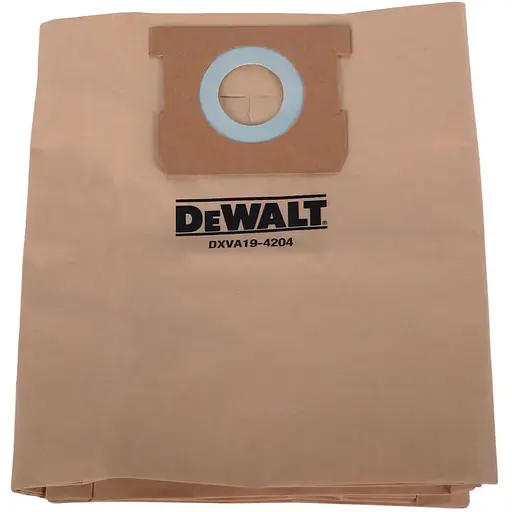 Мішки DeWalt для пилососів DXV20P, DXV20PTA, DXV30SAPTA одноразові 3 шт. (DXVA19-4204)
