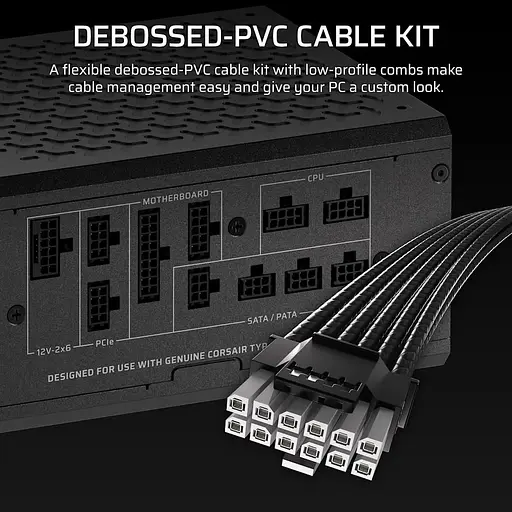 Блок живлення Corsair HX1000i 1000W 80+ Platinum (CP-9020265-EU) - фото 4