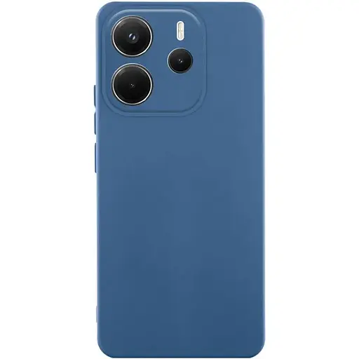 Чехол Lakshmi Silicone Cover Full Camera (AA) для Xiaomi Redmi Note 14 4G (Int. version) Синий / Navy Blue