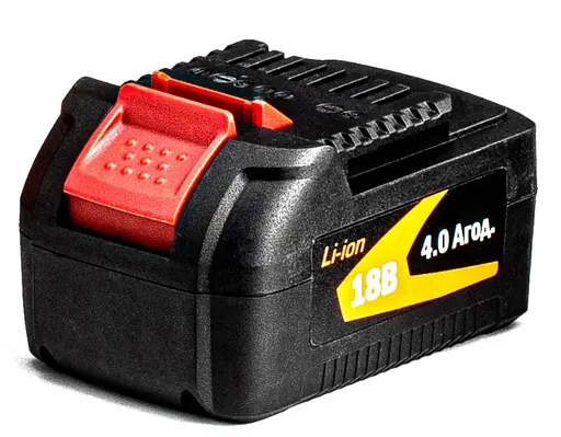 Аккумулятор Li-Ion GTM B18V/4Аh 18 В 4 А*год для шуруповерта 2702 - фото 1