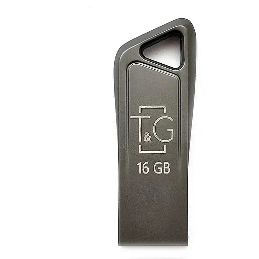 Флеш накопитель USB 16Gb T&G Metal TG114 серебристый USB 2.0 (TG114-16G) - фото 1