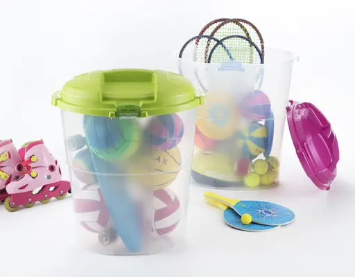 Контейнер для хранения Dado Toys 54x39x67h, 60 л, салатовый - фото 4