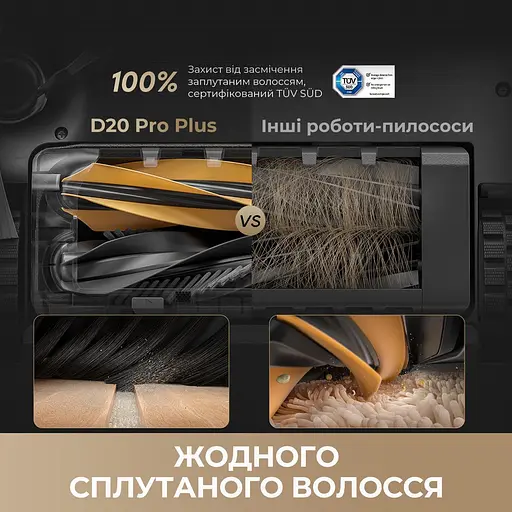 Робот-пылесос Dreame Bot D20 Pro Plus White (RLD43SD-wh) [147345] - фото 4