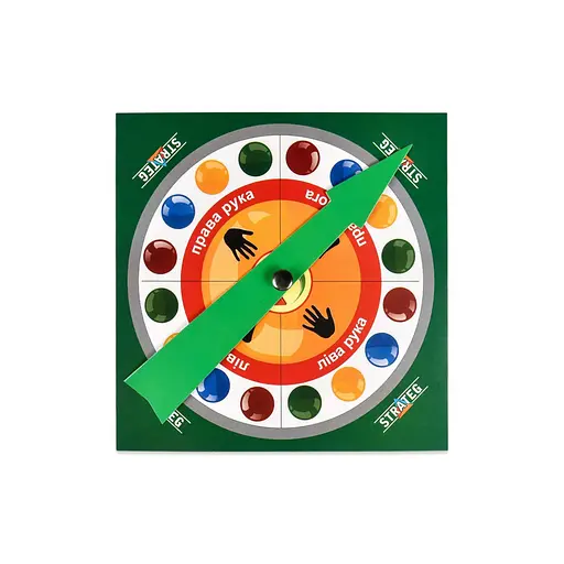 Розважальна гра Strateg Твістер 30801ST ігрове поле рулетка правила - фото 4