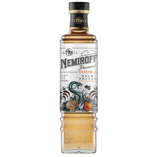 Набір: настоянка Nemiroff Bold Orange 40% 0.5 л + настоянка Nemiroff Burning Pear 40% 0.5 л - фото 2