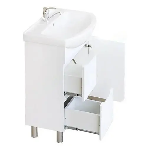 Тумба підлогова ПіК Альба Т4/раковина Cersanit Cersania 65 см Білий 30412 - фото 2