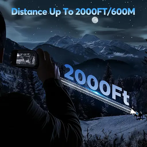 Бінокль нічного бачення 4K 3-дюймовий HD з 8-кратним цифровим зумом - фото 5