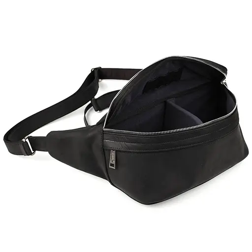 Шкіряна чоловіча сумка на пояс TARWA 30х15х12 см nsa0001226 - фото 2