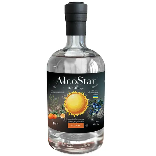 Напиток спиртной AlcoStar Джиневра Цитрус и розмарин 40% 0.5 л 