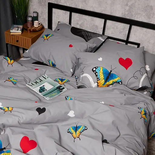 Набір наволочок Moon&Star Бязь Gold Люкс Butterfly Love 50х70 см 2 шт - фото 2