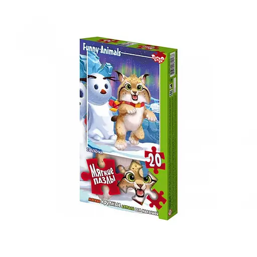 Мягкие пазлы Рысь S20-09-14, 20 элементов