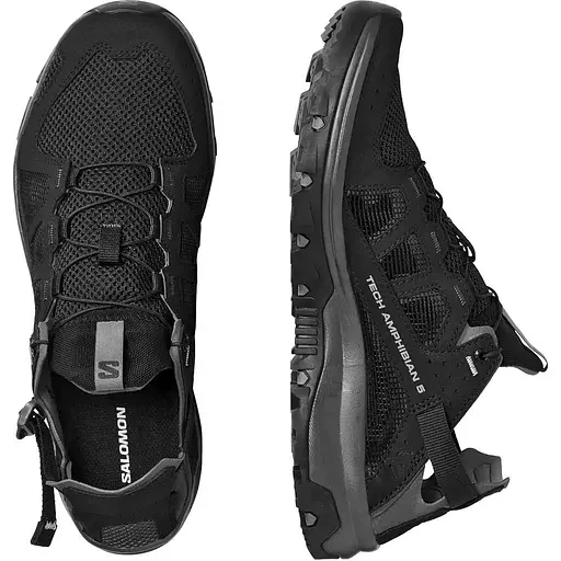 Кросівки Salomon TECHAMPHIBIAN 5 7.5 Black/Magnet/Monument - фото 4