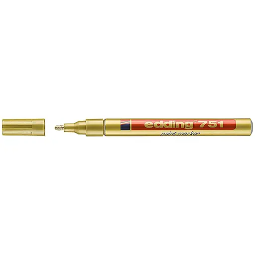 Маркер Edding Paint e-751 1-2 мм круглый золотой (e-751/53)