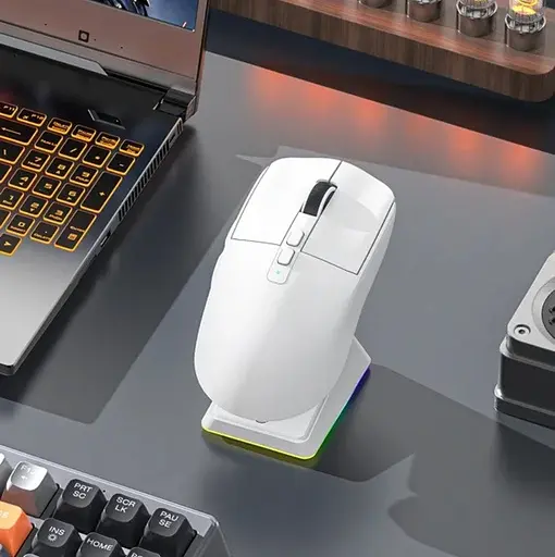 Миша ігрова Attack Shark X6 біла - фото 5