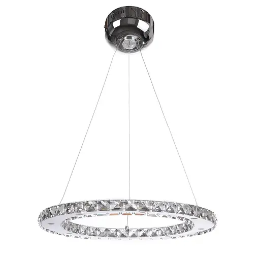 Люстра подвесная Brille хрустальная для холла LED 33W NW CH (BR-975S/1)