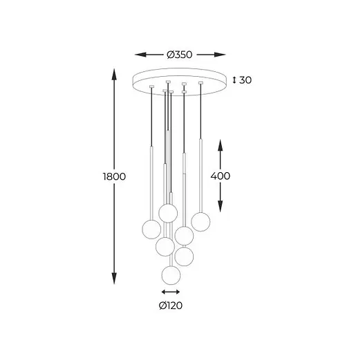 Люстра ALI 5642 Zuma Line - фото 3