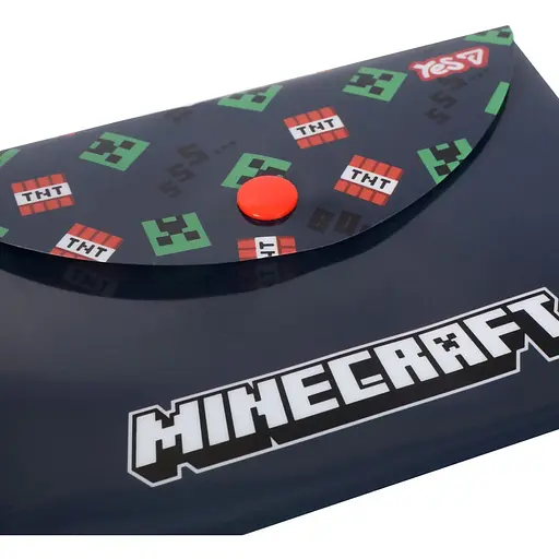 Папка-конверт Yes Minecraft TNT B7 на кнопке (492001) - фото 3
