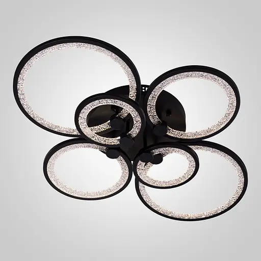 Люстра світлодіодна V K39556-2+2+2 BK - фото 4