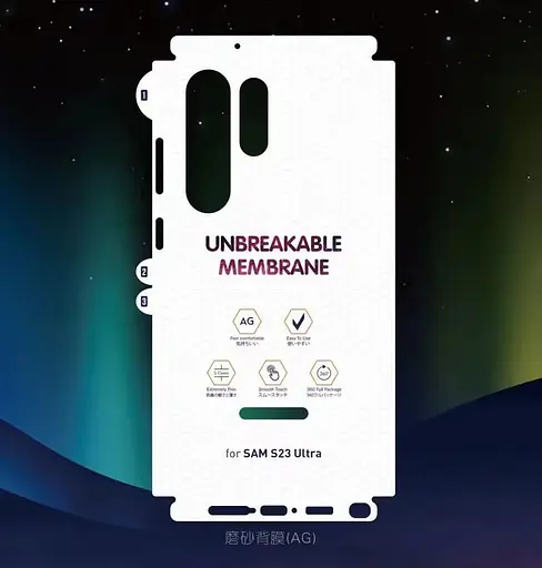 Защитная пленка DK для Samsung Galaxy S22 Ultra 5G(S908) | AG Matte Unbreakable HydroGel 360° (clear) - фото 3