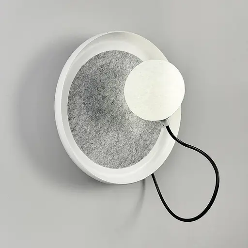 Бра в белом корпусе с белым шариком на магните Line F Арт. W166 B -250 WT - фото 6