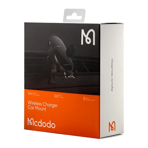 Холдер Mcdodo Space Series 15W Wireless Charger CH-7620 Чорний - фото 2